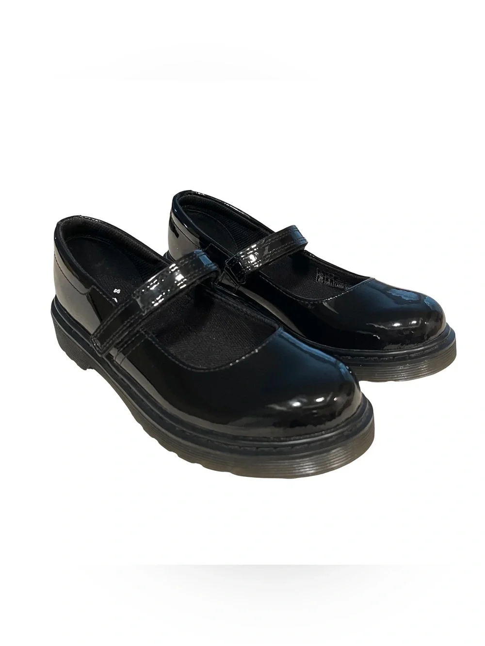Dr. Martens Kids Girls Maccy ll Mary Jane Shoes US 5 Black Patent Leather EUC